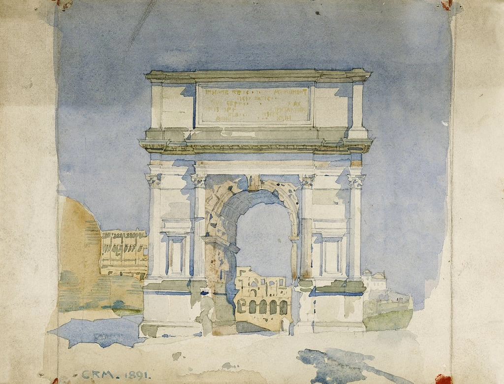 Arco di Tito, Roma, 1891